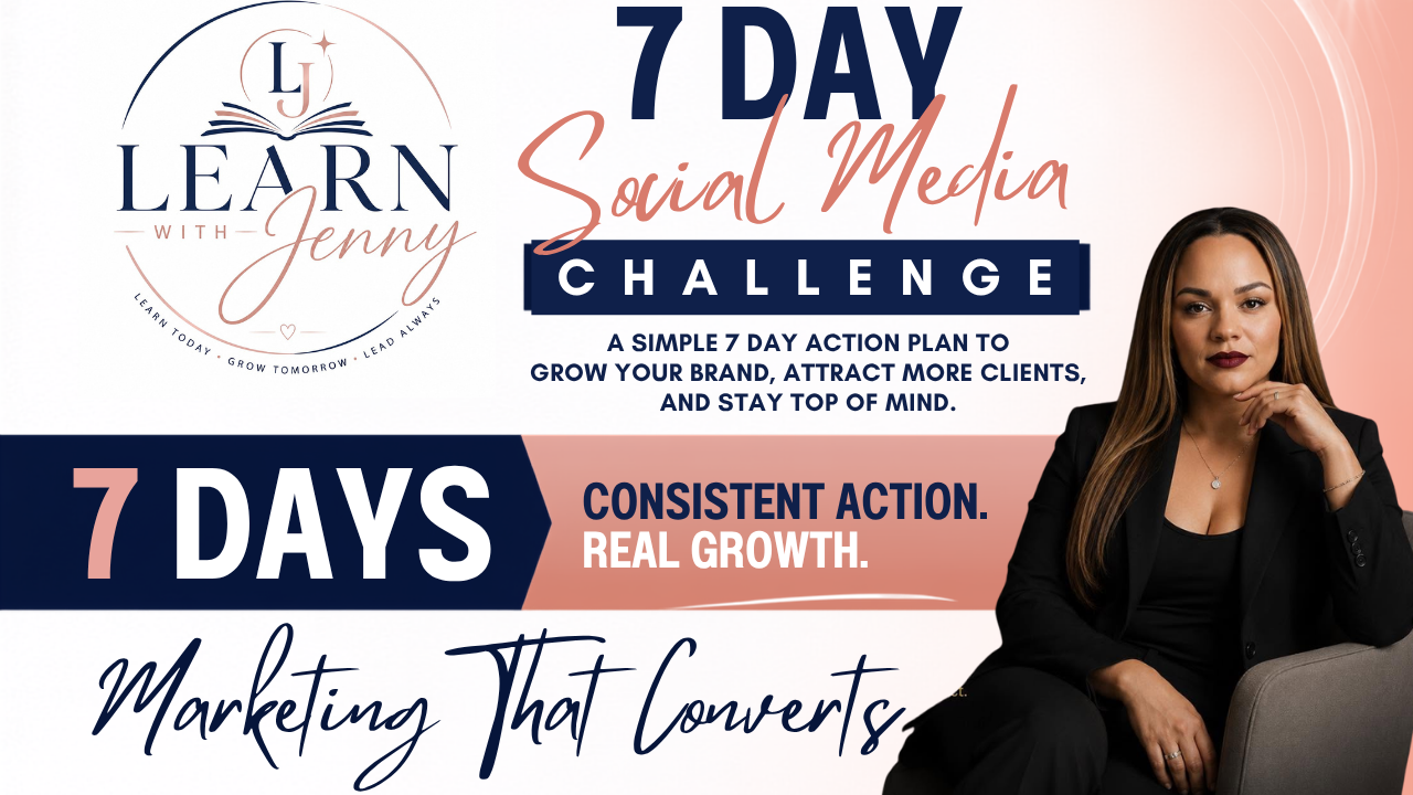 2026 MARKETING THAT CONVERTS - 7 DAY SOCIAL MEDIA CHALLENGE