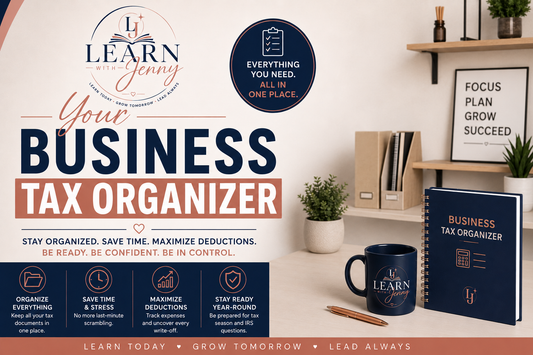 YOUR BUSINESS TAX ORGANIZER
