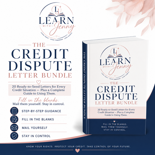 Credit Dispute Letter Bundle